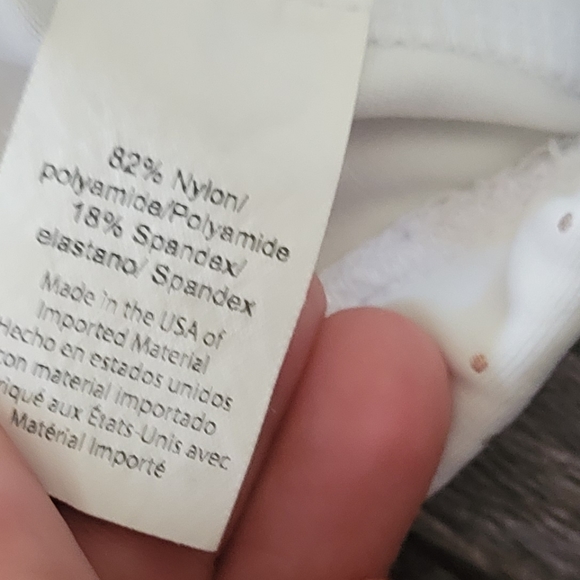 Beyond yoga white with gold specs bra - Picture 4 of 5